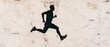 © Peerarut - A runner breaking through a wall, sprinting toward the finish line, symbolizing the achievement that follows perseverance through challenges and barriers