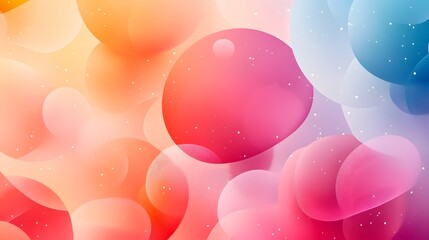 Poster - soft symbolic background with clean gradients subtle decorative accents and vibrant patterns elegant