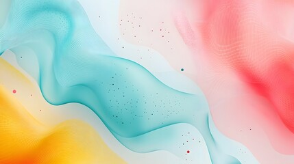 Poster - soft and symbolic background featuring vibrant gradients subtle decorative accents and elegant flowi