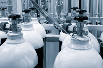 Poster - Chemical pharmaceutical laboratory equipment, equipment for medical experiments,  equipment close-up, apparatus for lab,  medical device conceppt