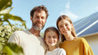 © smth.design - Family enjoying solar energy outdoors on a sunny day