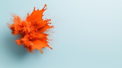 Poster - Fiery Liquid Burst Dramatic Abstract Fluid Art for Avant Garde Design Showcasing Intense Color and Fluid Dynamics in a Contemporary Experimental Photographic Composition