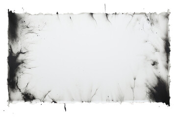 Wall Mural - png white paper with burnt backgrounds texture