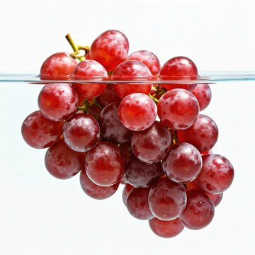 bunch of rfresh ed grapes