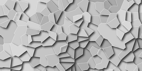 Poster - 3D Abstract Polygonal Stone Texture .Geometric Mosaic Design with Modern Low-Poly Aesthetic  Creative Backgrounds. Quartz grey and light crystalizes diagram vector frame with shadows