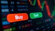 © aiartth - Buy or sell buttons concept displayed on a computer screen