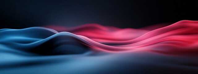 Poster - Stunning 3D rendered visualization of the Doppler effect depicting the dynamic changes in frequency and wavelength of sound or light waves