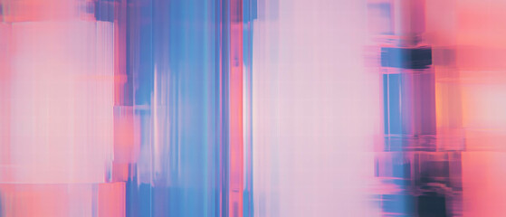 Aufkleber - Digital glitch texture with abstract patterns and vibrant colors in distorted formations