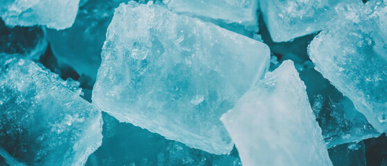 Poster - Textured ice background creating a cool and calming natural frozen surface
