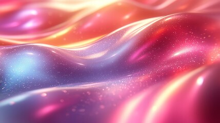 Poster - Abstract digital background featuring smooth transitions of modern colors