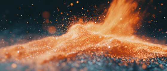 Aufkleber - Realistic textures of plastic film overlay showing detailed dust particles floating in space