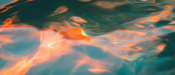 Aufkleber - Rivers flowing in blurred motion create a serene and captivating natural landscape