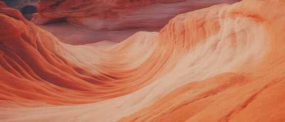Poster - Sandstone arches create a stunning desert landscape with unique orange formations