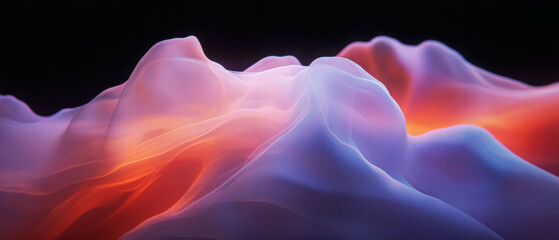 Aufkleber - Dynamic smoke trails creating abstract patterns in vibrant colors