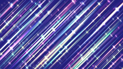 Wall Mural - diagonal abstract purple sparkle lines 4k loop features glowing lines and sparkles moving diagonally