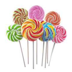 A Colorful Delight: Swirling Lollipops