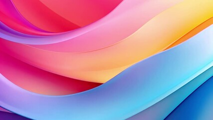 Poster - Abstract Fluid Swirls:  Vibrant and dynamic, these abstract swirls of color evoke a sense of movement, energy, and fluidity. Perfect for backgrounds, branding, or design projects.  