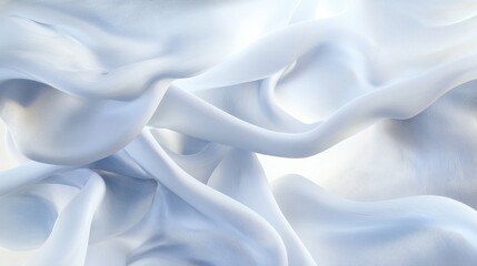 Poster - Fluid motion textile abstract art studio digital artwork creative space close-up modern aesthetics