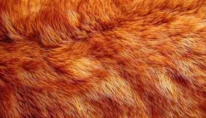 close-up of vibrant orange fur texture with fine detail, ideal for backgrounds, textiles, graphic de