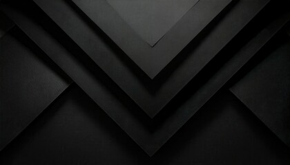 Poster - overlapping black textured geometric layers with minimalistic design for modern background, branding, or web graphics