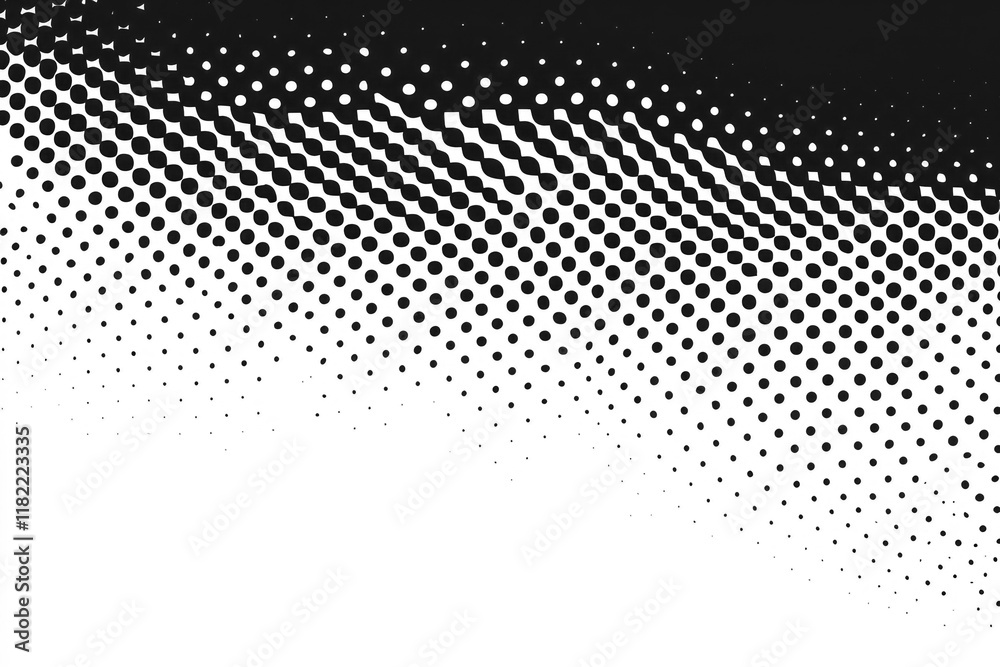 PNG Gradient halftone pattern with black dots gradient texture white ...