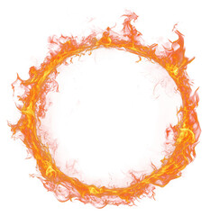 Wall Mural - png fire background circle flame.