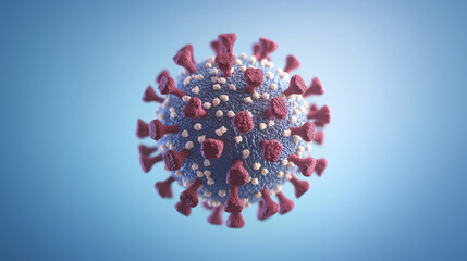 Poster - Coronavirus floating in the air