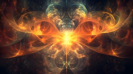 Poster - Dynamic energy explosion abstract art digital realm visual artwork cosmic environment vibrant viewpoint creative concept