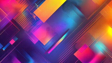 Poster - Dynamic colorful abstract background design digital art graphic environment modern viewpoint creative concept