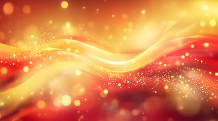 Poster - Dynamic waves of light and color abstract background digital art vibrant environment aesthetic view visual concept