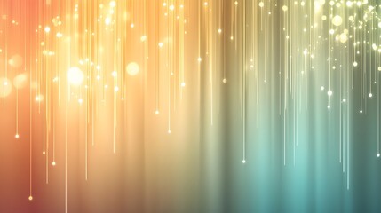 Poster - Dynamic light curtain display abstract background digital art gradient colors vibrant atmosphere artistic perspective