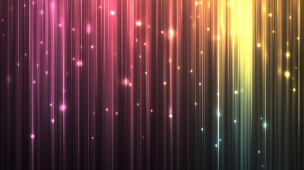 Poster - Dynamic light patterns abstract art digital background colorful illumination vivid design