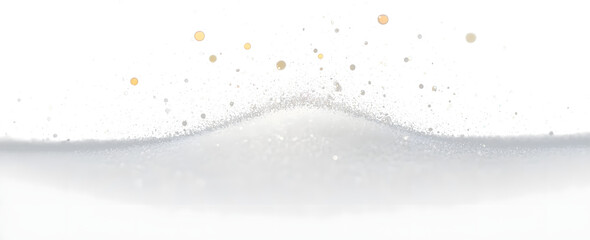 Wall Mural - white dust png, christmas dust glowing bokeh confetti light and glitter texture overlay for your des