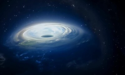 Wall Mural - planet with space