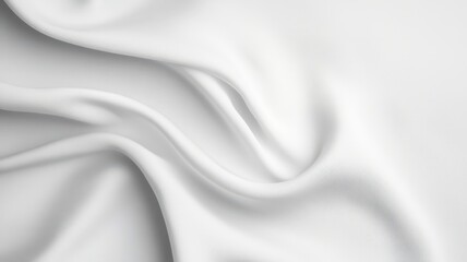 Poster - White fabric with a pattern that is not visible