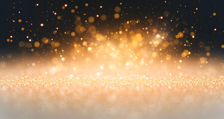Wall Mural - png christmas dust glowing bokeh confetti light and glitter texture overlay for your design. festive
