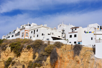 Wall Mural - Algarve coastal town, very popular holiday destination, with sandy beaches and a lively nightlife Albufeira Portugal