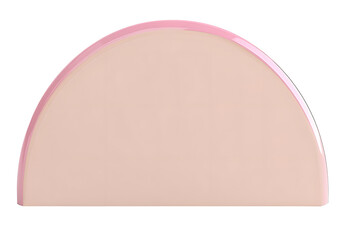 Poster - Pink Semicircle Shape Element