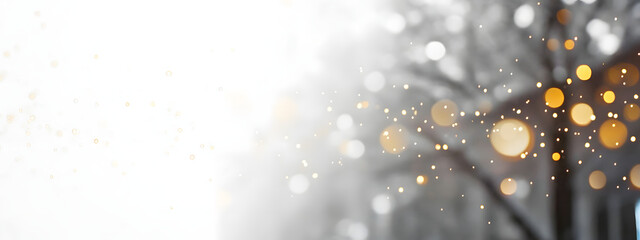 Wall Mural - png christmas dust glowing bokeh confetti light and glitter texture overlay for your design. festive