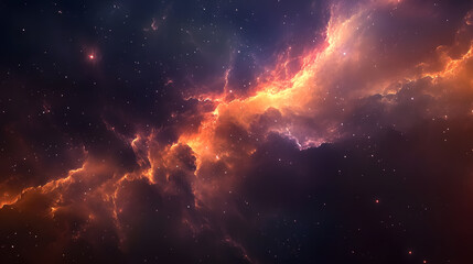 Wall Mural - the enchanting beauty of deep space nebulae.