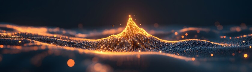 Poster - A stunning, abstract representation of light and energy, this image captures the essence of innovation