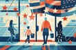 © Ilia - Shopping in patriotic colors