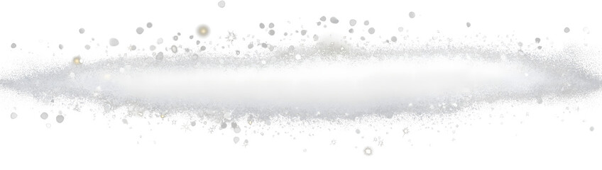 Wall Mural - white dust png, christmas dust glowing bokeh confetti light and glitter texture overlay for your des