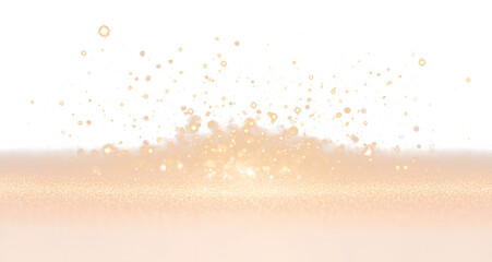 Wall Mural - png christmas dust glowing bokeh confetti light and glitter texture overlay for your design. festive