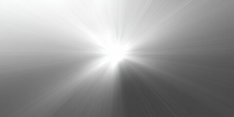 Wall Mural - Bright light burst, grey background, design element