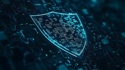 Fototapete - cybersecurity data protection digital technology