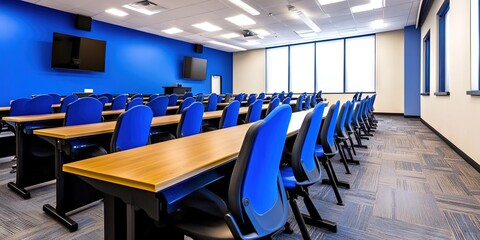 Wall Mural - high school math classroom 