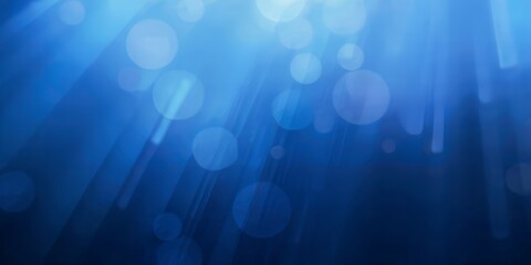 Poster - Abstract Blue Bokeh Background