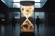 © Anastasiya Marchenko - AGI glowing hourglass in conceptual space