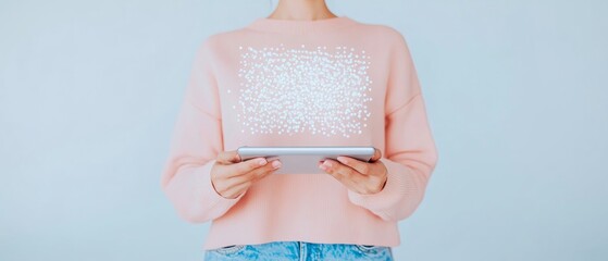 Aufkleber - Modern Digital Tablet Usage for Efficient E-Governance with Minimalist Design